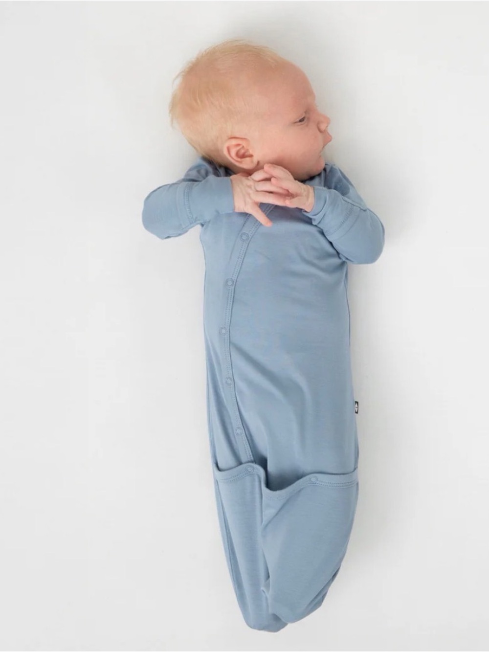 EUC Kyte Baby Bundler in Slate Blue 0-3 months